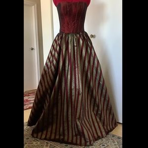Custom design corset ball gown size S 30E-F-G cup